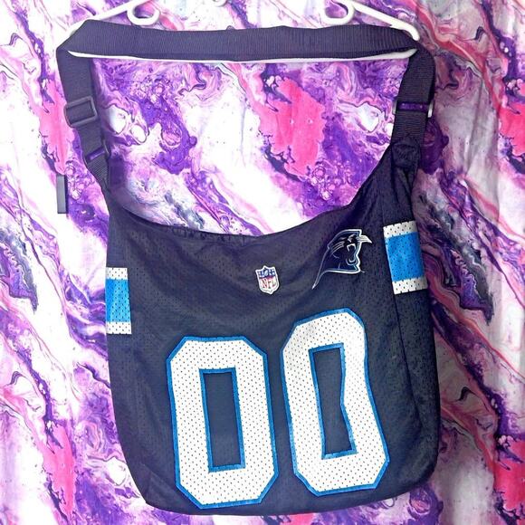 Carolina Panthers #00 Jersey Purse/Shoulder Bag NFL Little Earth - Picture 1 of 8